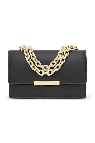 Kožená kabelka Tous AUDREE černá barva, 2002203051