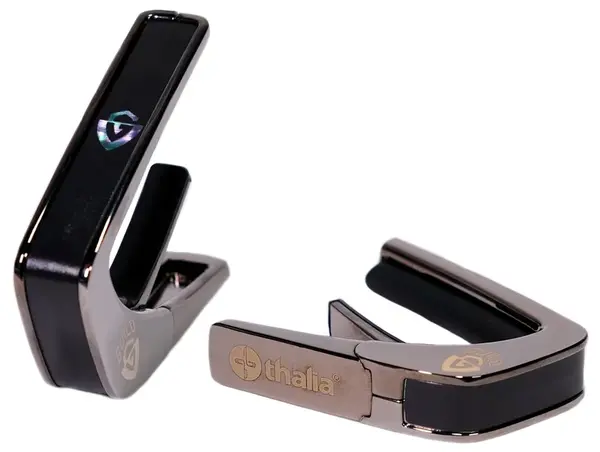 Thalia Guild Ebony-Ripple Shield Black Chrome