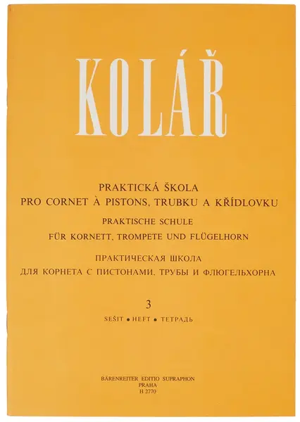 KN Praktická škola pro cornet a pistons, trubku a křídlovku 3