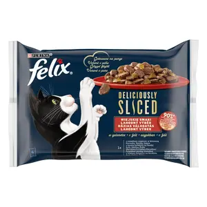 Felix Deliciously Sliced domáci výber v aspiku 12 x (4 x 80 g)