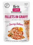 Brit Care Cat Fillets in Gravy - Salmon 6 x 85 g