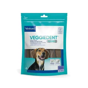 Virbac Veggiedent Fr3sh žvýkací proužek M (10-30 kg)
