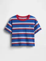 GAP Detské pruhované tričko Brannan Bear