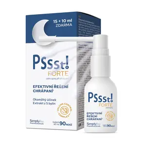Pssst! FORTE ústní sprej při chrápání 15+10 ml