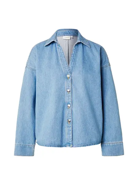 COMMA Blúzka  modrá denim