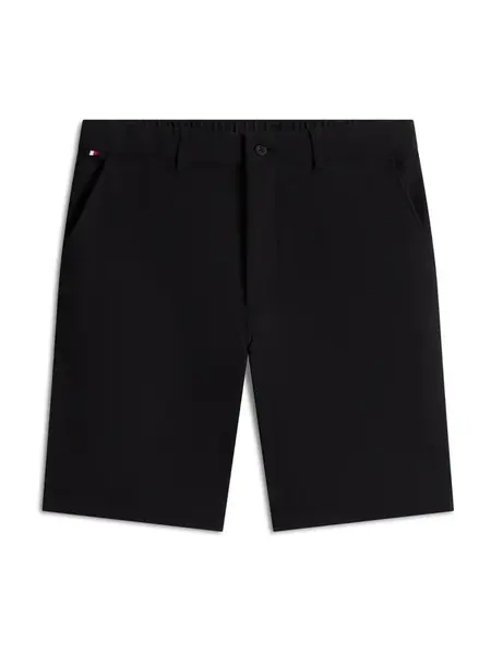TOMMY HILFIGER Chino nohavice 'Dover Semi-elasticated 8" Inseam Chino'  čierna
