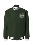 Sergio Tacchini Prechodná bunda 'CIRCOLO'  tmavozelená / biela