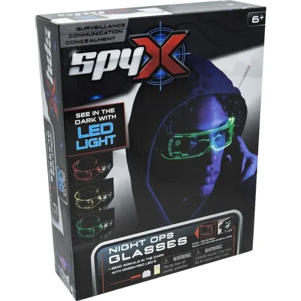 SpyX Okuliare s nočným videním LED
