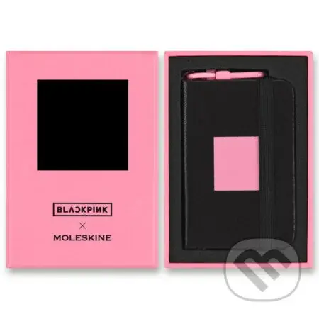 Moleskine - zápisník / prívesok Blackpink Charm (mini, čistý, elastické zatváranie)