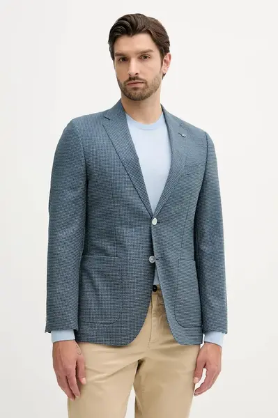 Vlněné sako BOSS H-Janson-FL-253