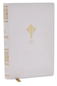NRSVCE Sacraments of Initiation Catholic Bible, White Leathersoft, Comfort Print - Catholic Bible Press