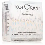 Kolorky Day Rain&Rainbow jednorázové EKO pleny velikost M 5-8 Kg 21 ks