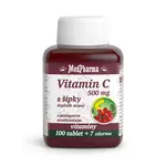 MEDPHARMA Vitamín C 500 mg s šípky 107 tablet, poškozený obal