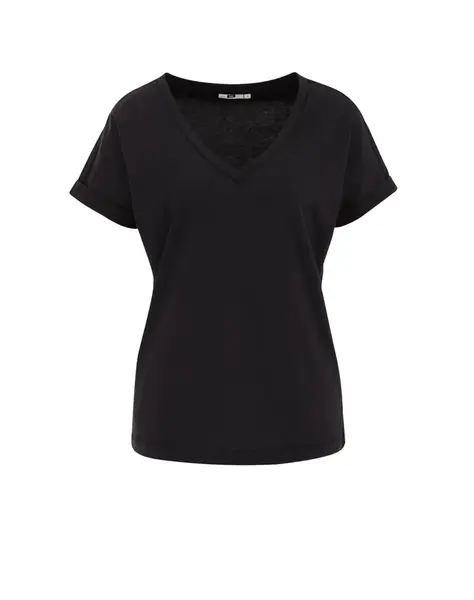 WE Fashion Tričko  čierna