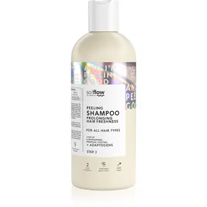 so!flow Peeling Shampoo Prolonging Hair Freshness peelingový šampón pre mastnú pokožku hlavy 400 ml