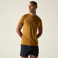 Pánské funkční tričko dare2b tech ii hořčicová s