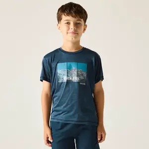 Dětské funkční tričko regatta alvarado tmavě modrá  152