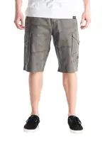 Meatfly pánské kraťasy Icon Infinity Camo Grey | Šedá | Velikost 32 | 100% bavlna