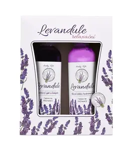 Vivaco Darčeková kazeta Levanduľa PREMIUM - telové mlieko, sprchový gél