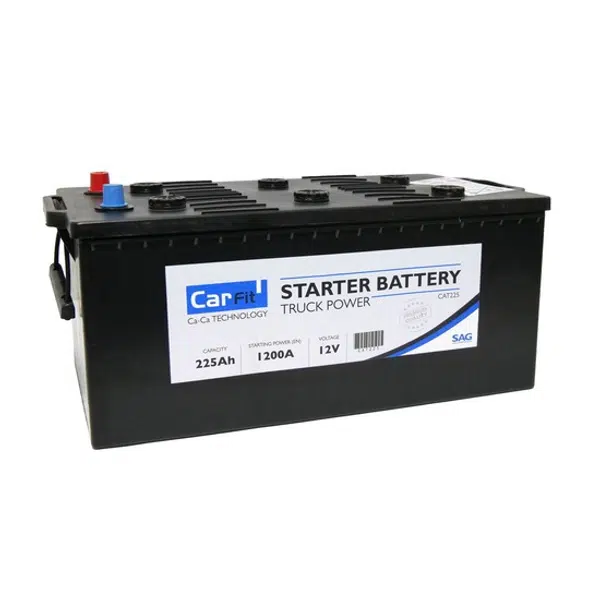 Autobaterie CARFIT 225 Ah, 1200 A, 12 V, 518x273x242 mm
