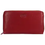 Dámská kožená peněženka DD Anekta Nikol - vínová