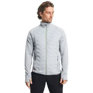 TENSON TXLITE HYBRID Pánská hybridní bunda, šedá, velikost