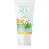 Bottega Verde Sol Aloe opalovací krém na obličej s aloe vera SPF 30 50 ml