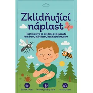 Zklidňující náplast po kousnutí hmyzem průměr 9 cm 12 ks