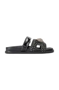 Kožené šľapky Kurt Geiger London Eagle Stud Cut Out Sdl