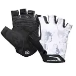 Arcore LEAF Dámské cyklistické rukavice, bílá, velikost