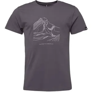 FUNDANGO MOUNTAIN Pánské tričko, tmavě šedá, velikost