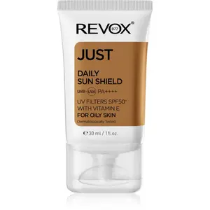 Revox B77 JUST Daily Sun Shield ochranný krém pro mastnou a smíšenou pleť SPF 50+ 30 ml