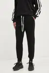 Tepláky Dkny dámské, černá barva, hladké, DP5P3496