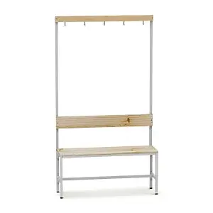 Šatní lavice s příslušenstvím 1500 x 315 x 1800 mm