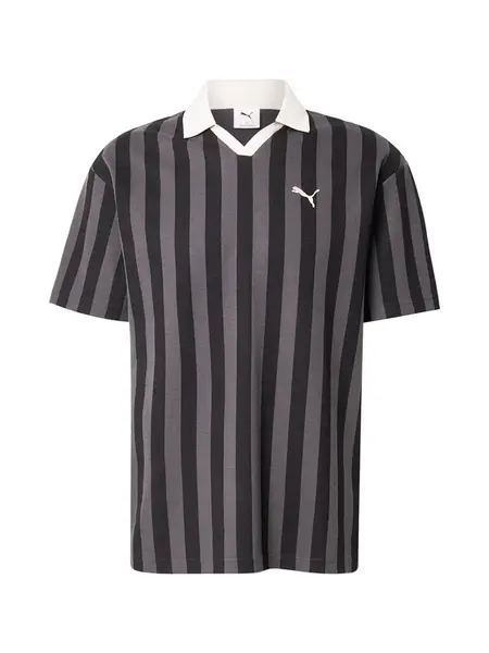 PUMA Tričko 'Class'  krémová / tmavosivá / čierna