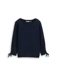 TOM TAILOR DENIM Mikina  tmavomodrá