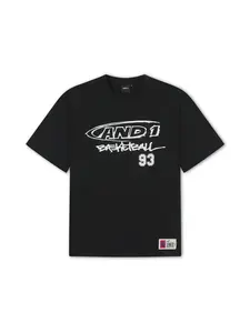AND1 Tričko  čierna / biela