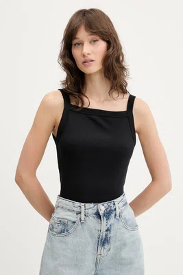 Top Abercrombie & Fitch černá barva, KI139-5108