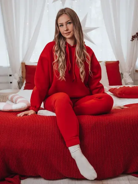 Dámsky dresový komplet KSENIIA PREMIUM červený