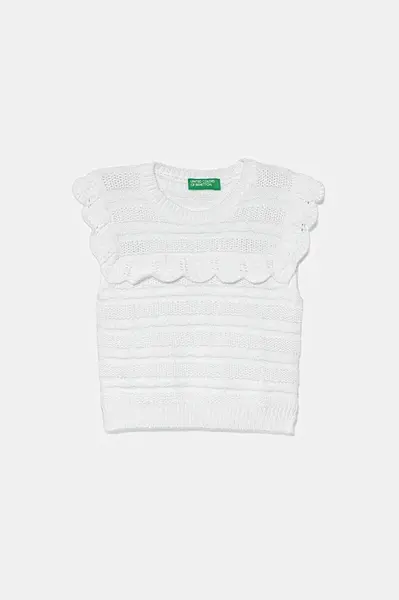 Dětská bavlněná vesta United Colors of Benetton