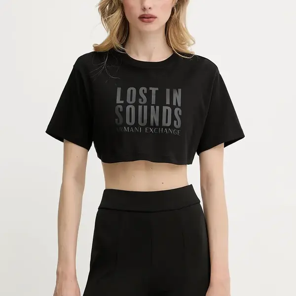 Bavlněné tričko Armani Exchange