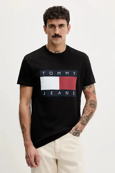 Tommy Jeans tričko pánské bavlněné