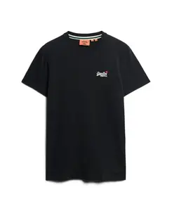 Superdry & Co Tričko 'Essential'  čierna / biela