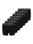 Jack & Jones Plus Boxerky  čierna / biela