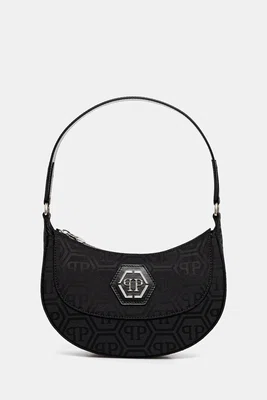 Kabelka Philipp Plein černá barva, PAEA WBA2104 PTE021N
