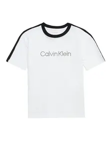 Calvin Klein Jeans Tričko  čierna / biela