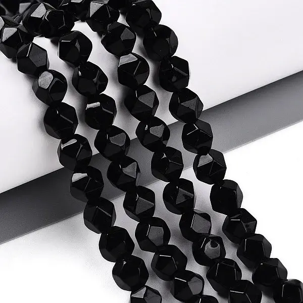 Natural Obsidian Beads Strands