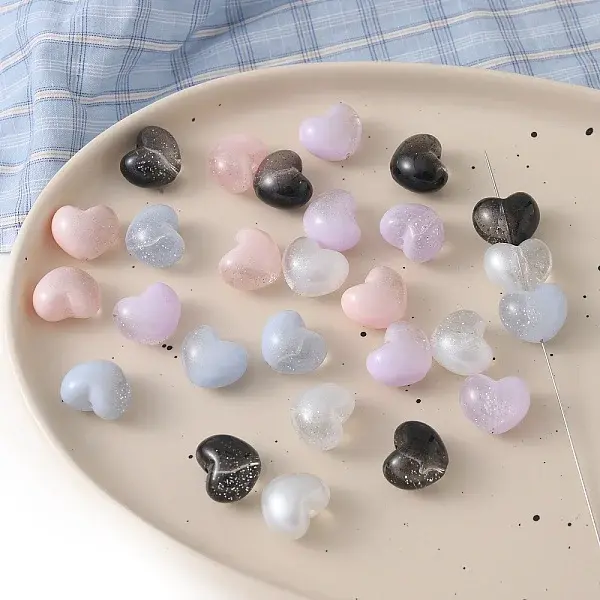 Gradient Color Transparent Acrylic Beads