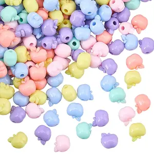 180Pcs Opaque Acrylic Beads