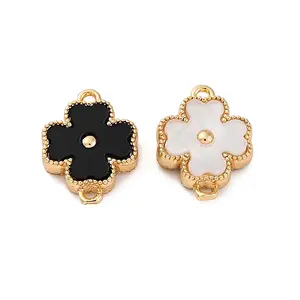 Double Side Color Acrylic Connector Charms